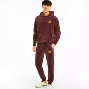 NWT Puma iconic velour Track suit set
